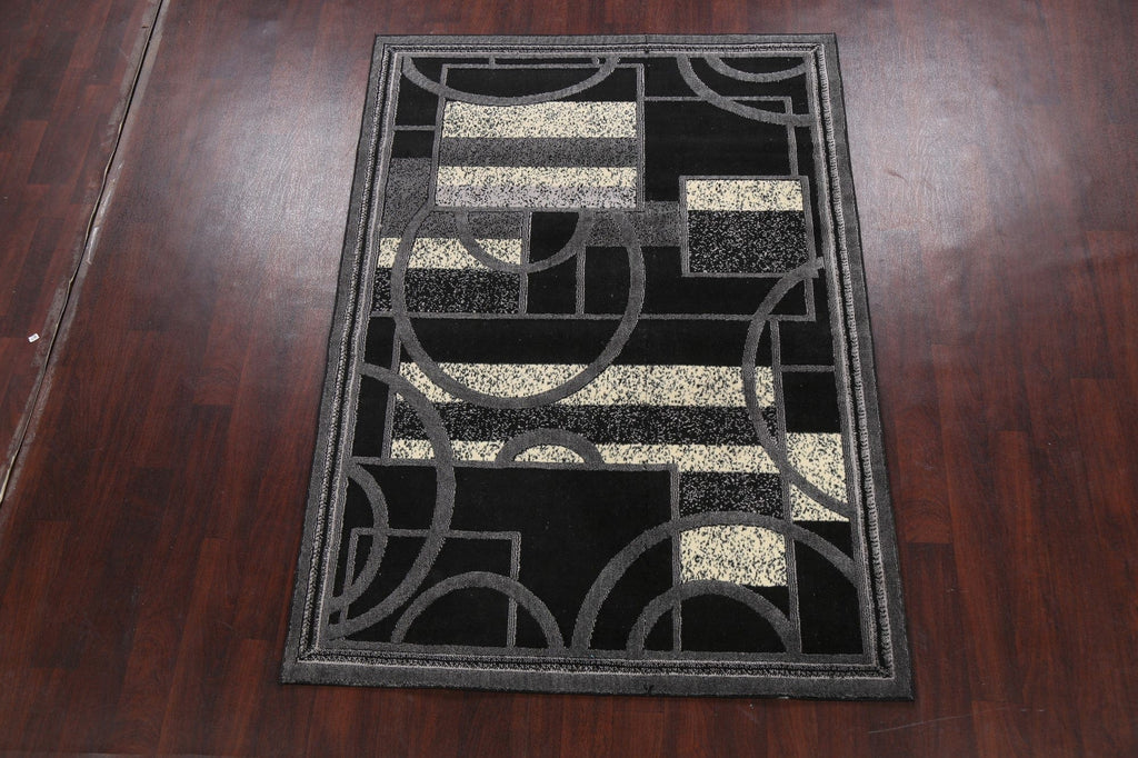 Geometric Modern Oriental Area Rug 5x7