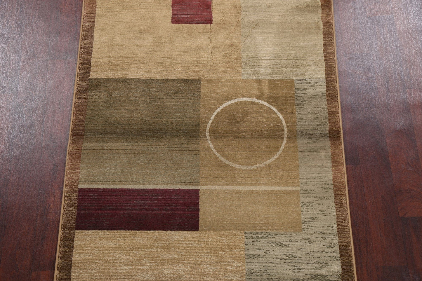 Geometric Modern Oriental Area Rug 4x6