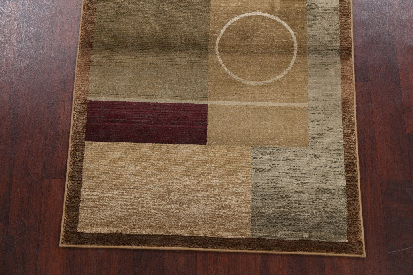 Geometric Modern Oriental Area Rug 4x6