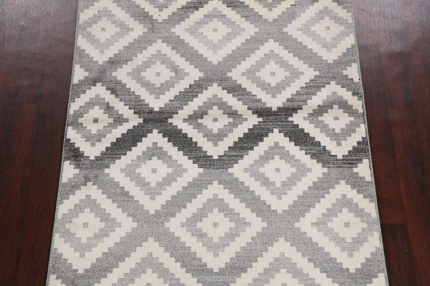 Geometric Modern Oriental Area Rug 5x7