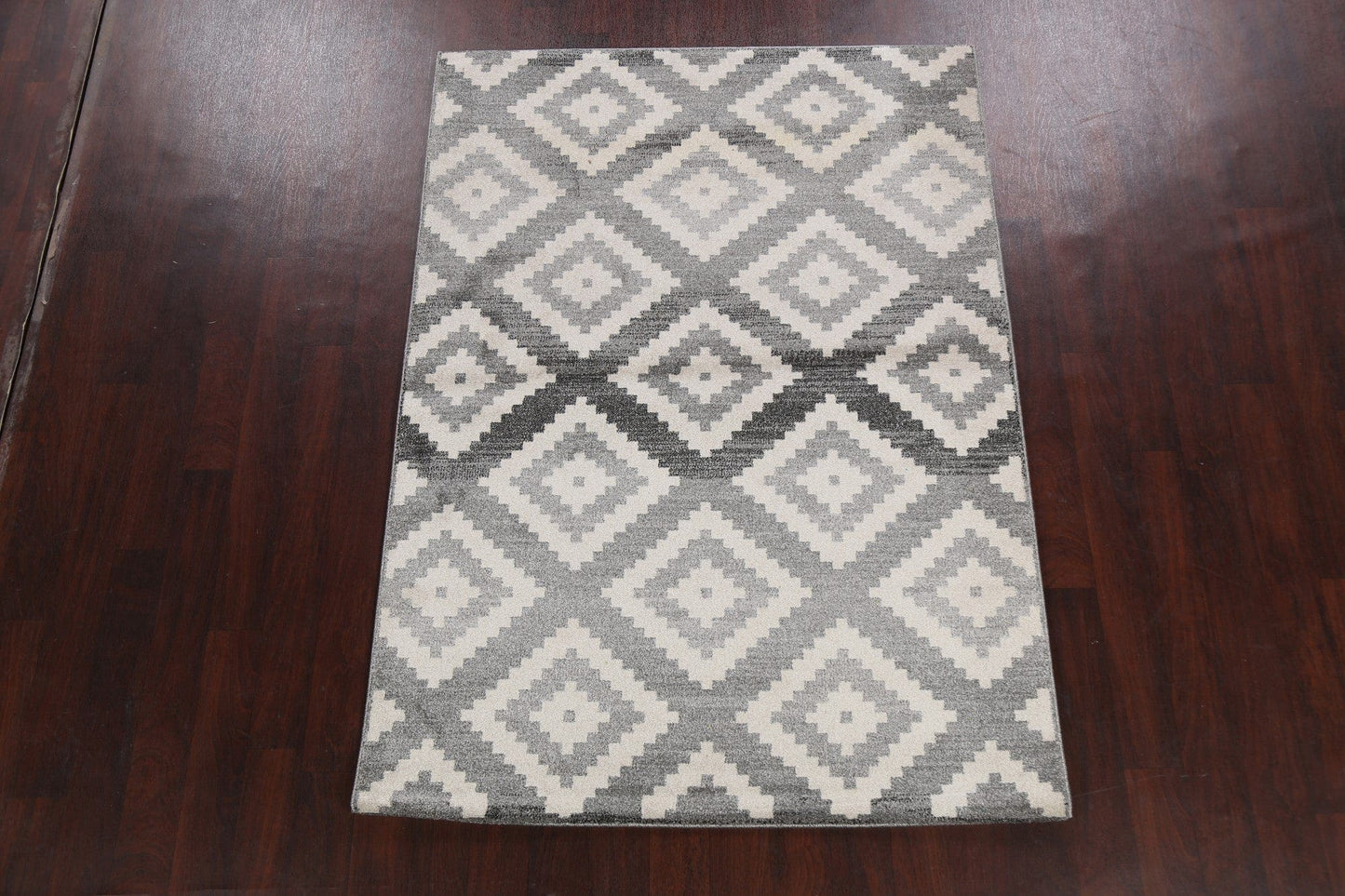 Geometric Modern Oriental Area Rug 5x7