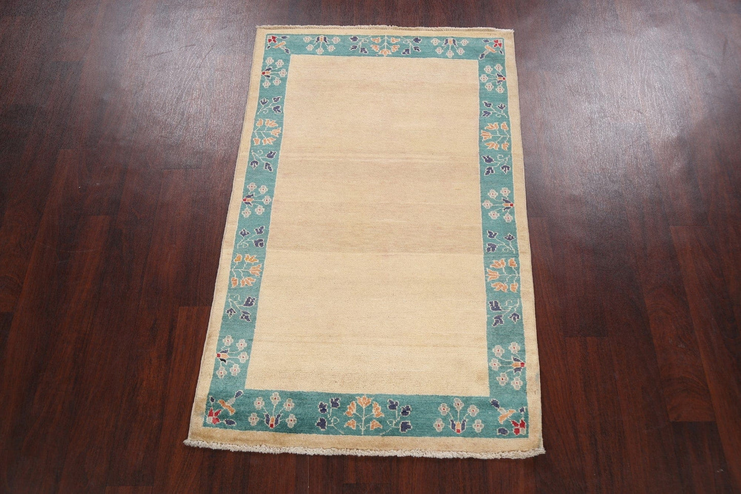 Contemporary Gabbeh Kashkoli Oriental Area Rug 3x5