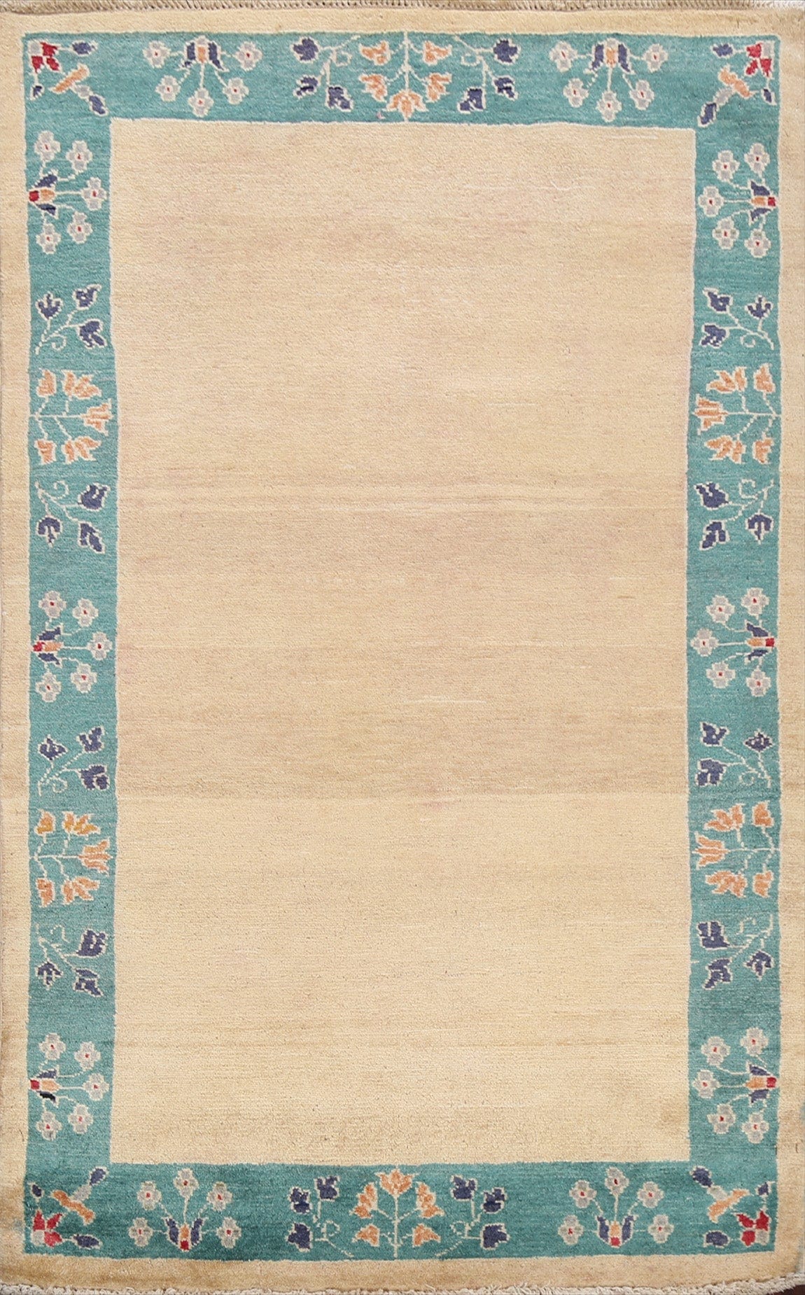 Contemporary Gabbeh Kashkoli Oriental Area Rug 3x5