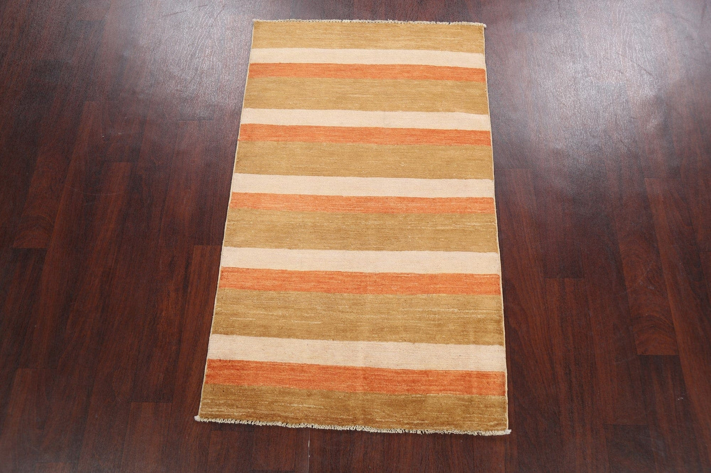 Contemporary Gabbeh Kashkoli Oriental Area Rug 3x5