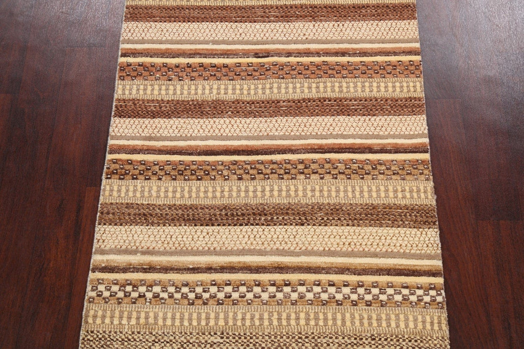 Contemporary Gabbeh Kashkoli Oriental Area Rug 3x5