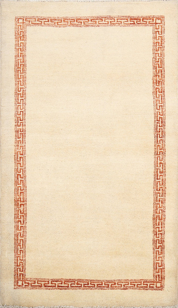 Contemporary Gabbeh Kashkoli Oriental Area Rug 3x5