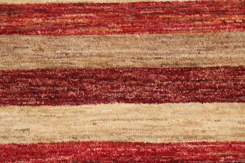 Stripe Modern Gabbeh Kashkoli Oriental Area Rug 3x5