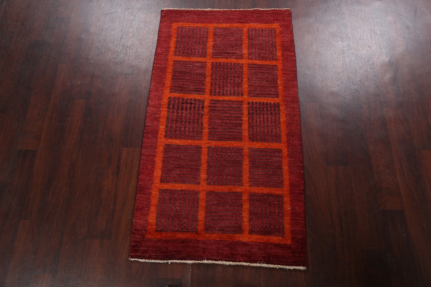 Contemporary Gabbeh Kashkoli Oriental Area Rug 3x5