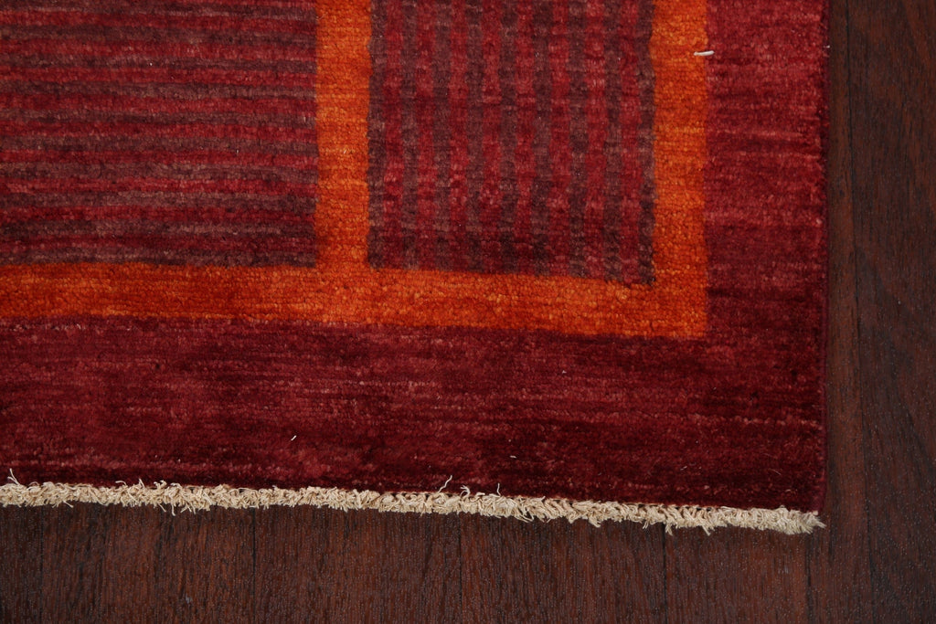 Contemporary Gabbeh Kashkoli Oriental Area Rug 3x5