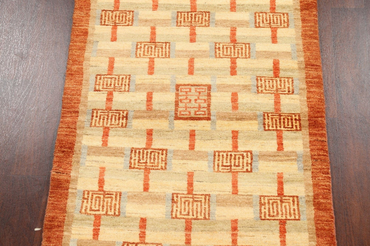 Geometric Gabbeh Kashkoli Oriental Area Rug 3x5