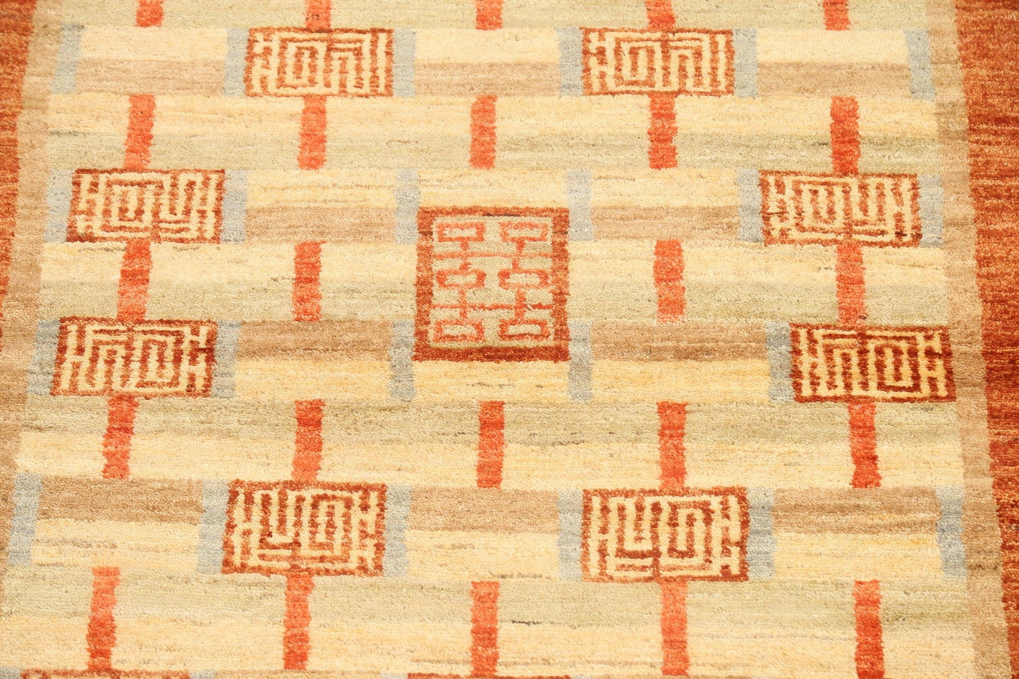 Geometric Gabbeh Kashkoli Oriental Area Rug 3x5