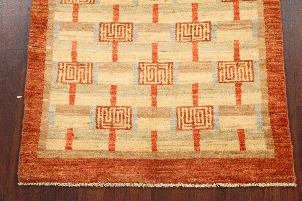 Geometric Gabbeh Kashkoli Oriental Area Rug 3x5