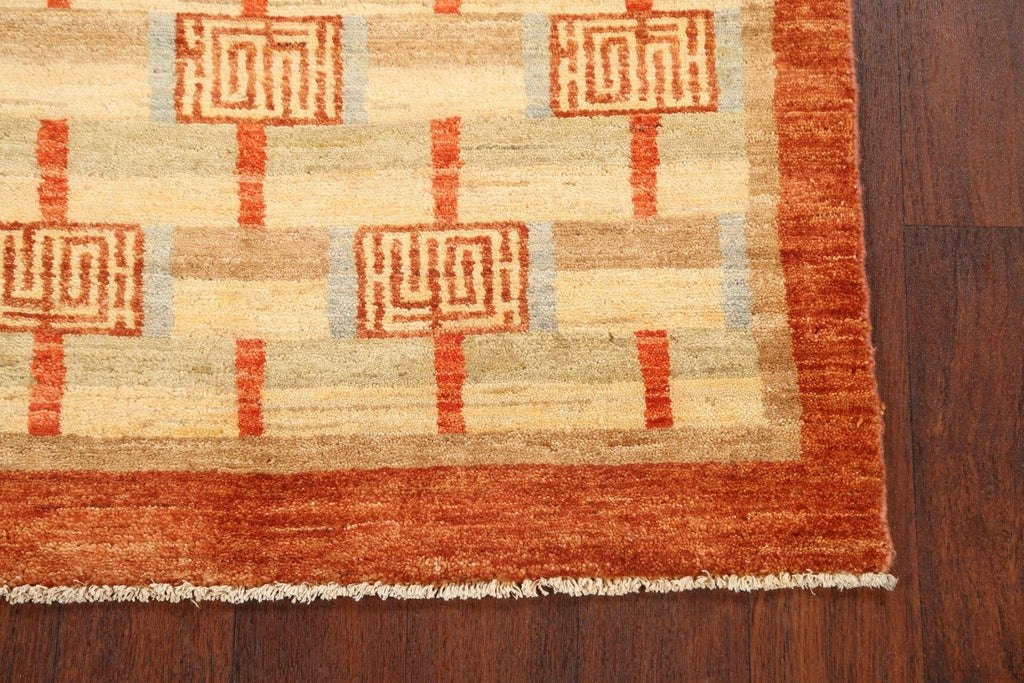 Geometric Gabbeh Kashkoli Oriental Area Rug 3x5