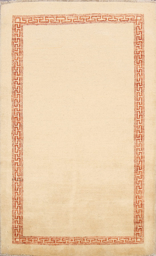 Contemporary Gabbeh Kashkoli Oriental Area Rug 3x5