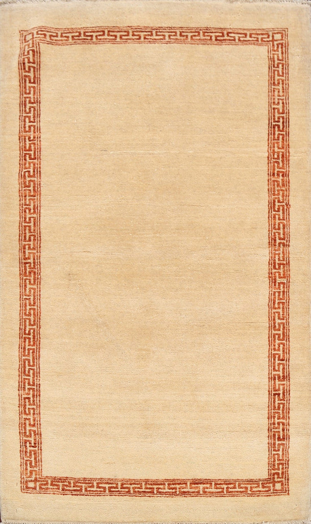 Contemporary Gabbeh Kashkoli Oriental Area Rug 3x5