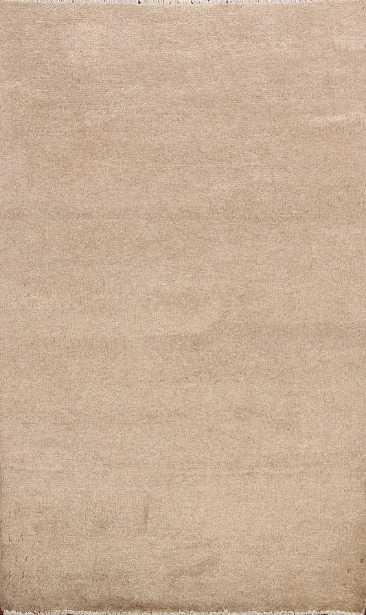 Contemporary Gabbeh Kashkoli Oriental Area Rug 4x5