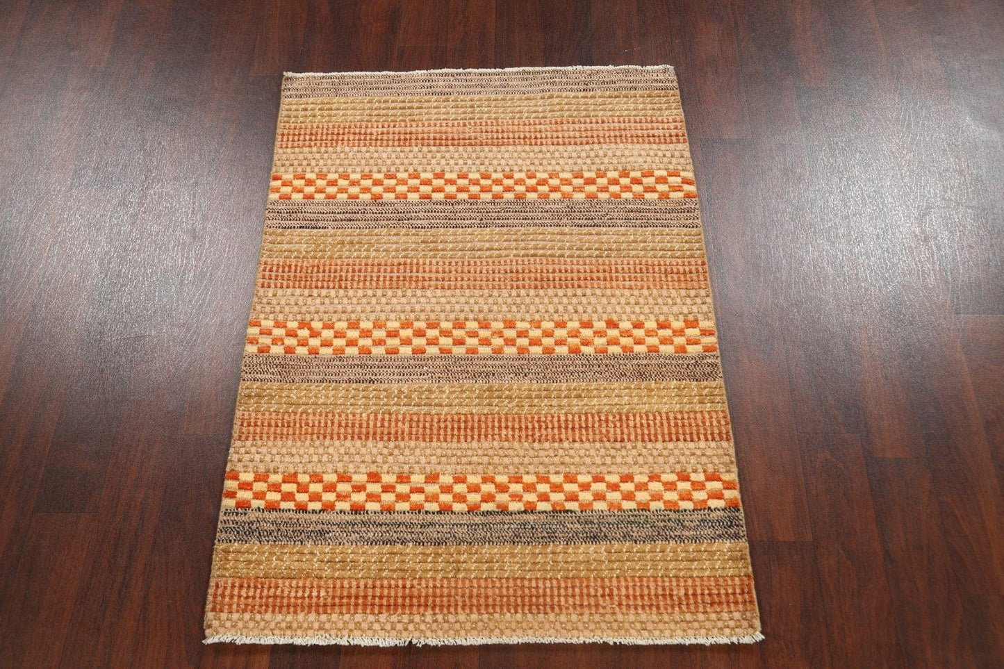 Contemporary Gabbeh Kashkoli Oriental Area Rug 3x5