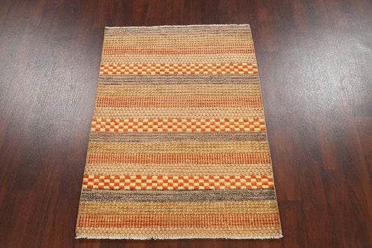 Contemporary Gabbeh Kashkoli Oriental Area Rug 3x5