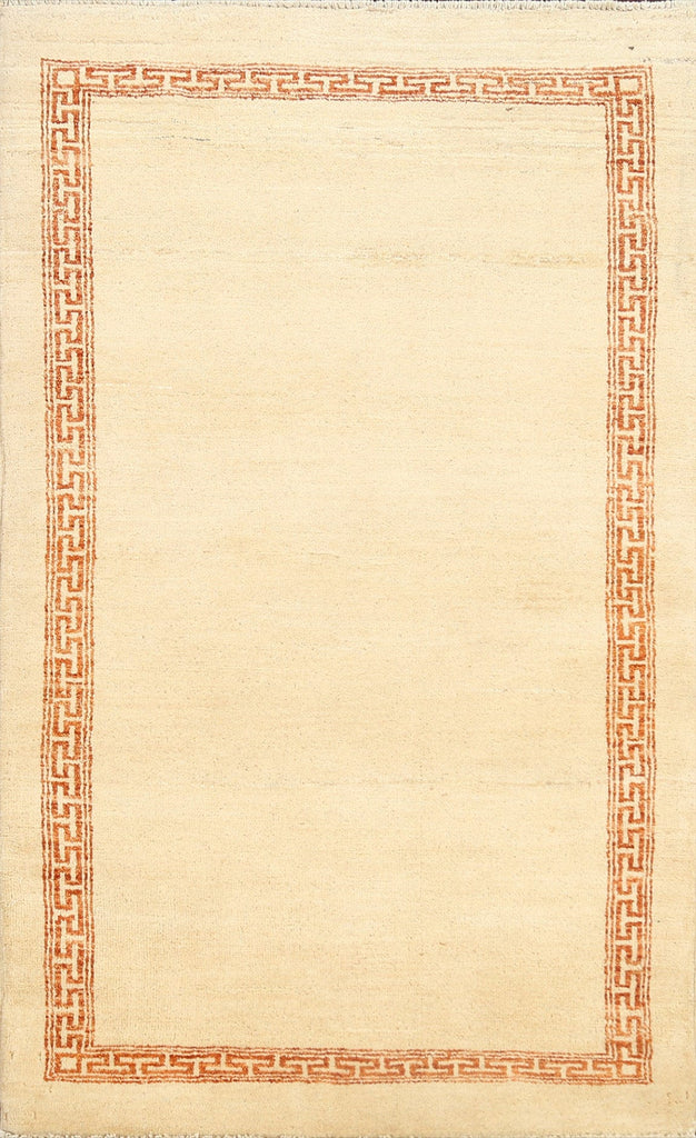 Contemporary Gabbeh Kashkoli Oriental Area Rug 3x5