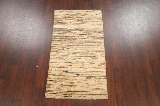 Contemporary Gabbeh Kashkoli Oriental Area Rug 3x5