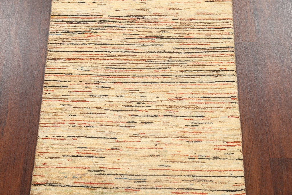 Contemporary Gabbeh Kashkoli Oriental Area Rug 3x5