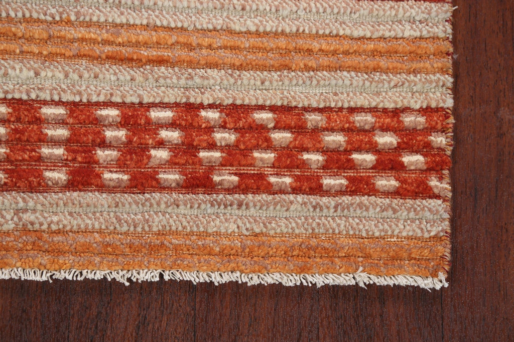 Contemporary Gabbeh Kashkoli Oriental Runner Rug 2x5