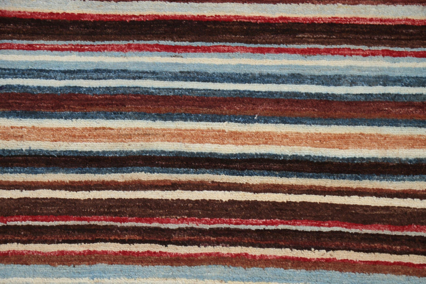 Stripe Contemporary Gabbeh Kashkoli Oriental Area Rug 3x4