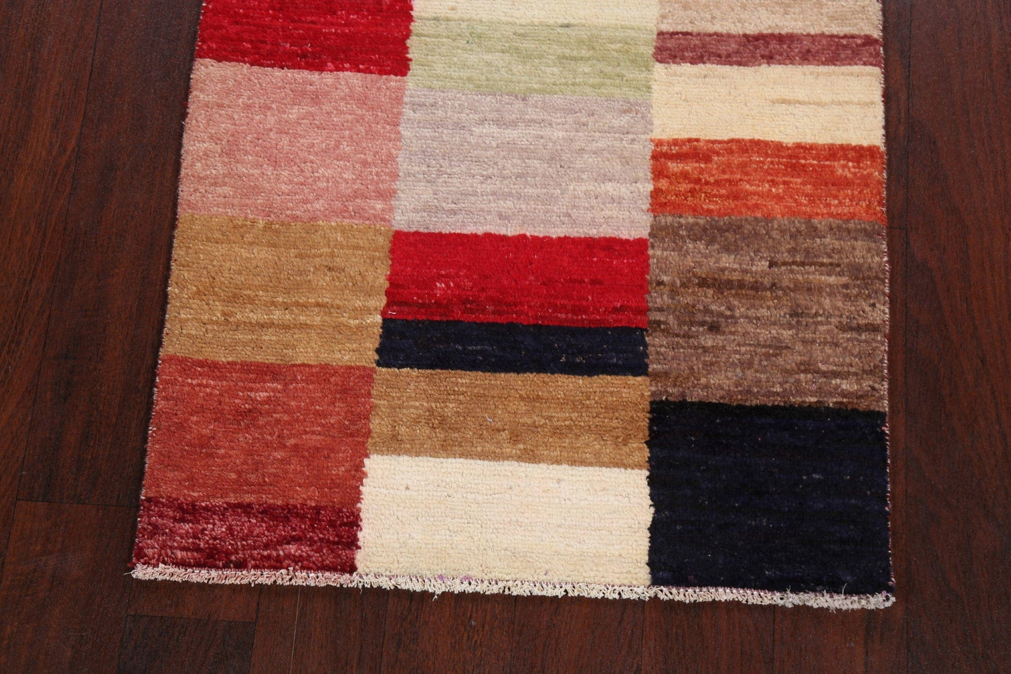 Contemporary Gabbeh Kashkoli Oriental Area Rug 2x4