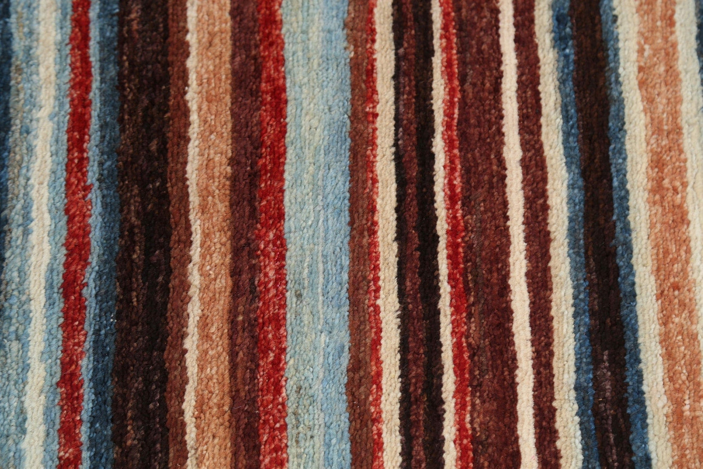 Stripe Modern Gabbeh Kashkoli Oriental Area Rug 3x4