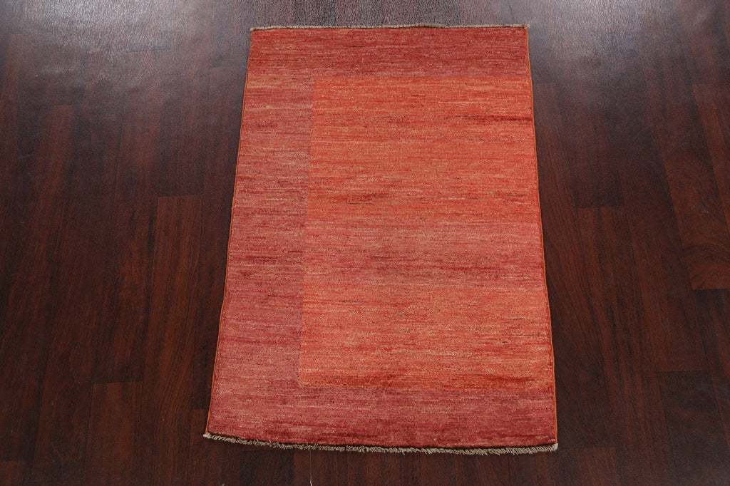 Abstract Modern Gabbeh Kashkoli Oriental Area Rug 3x4