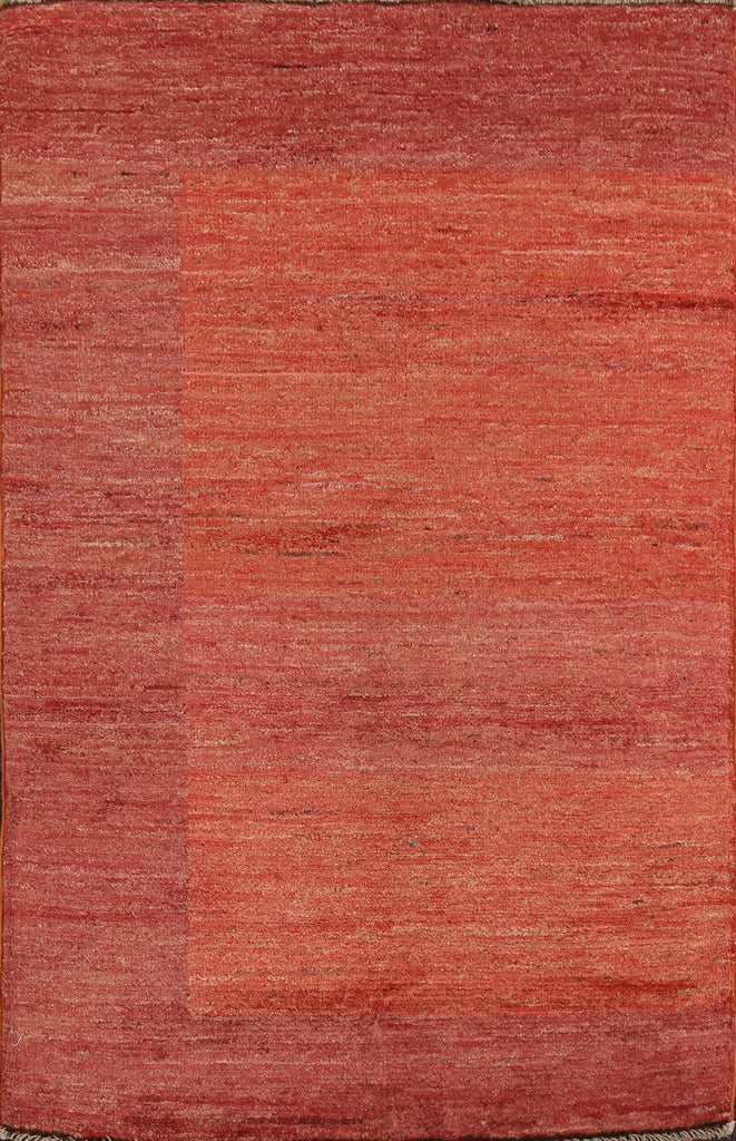 Abstract Modern Gabbeh Kashkoli Oriental Area Rug 3x4