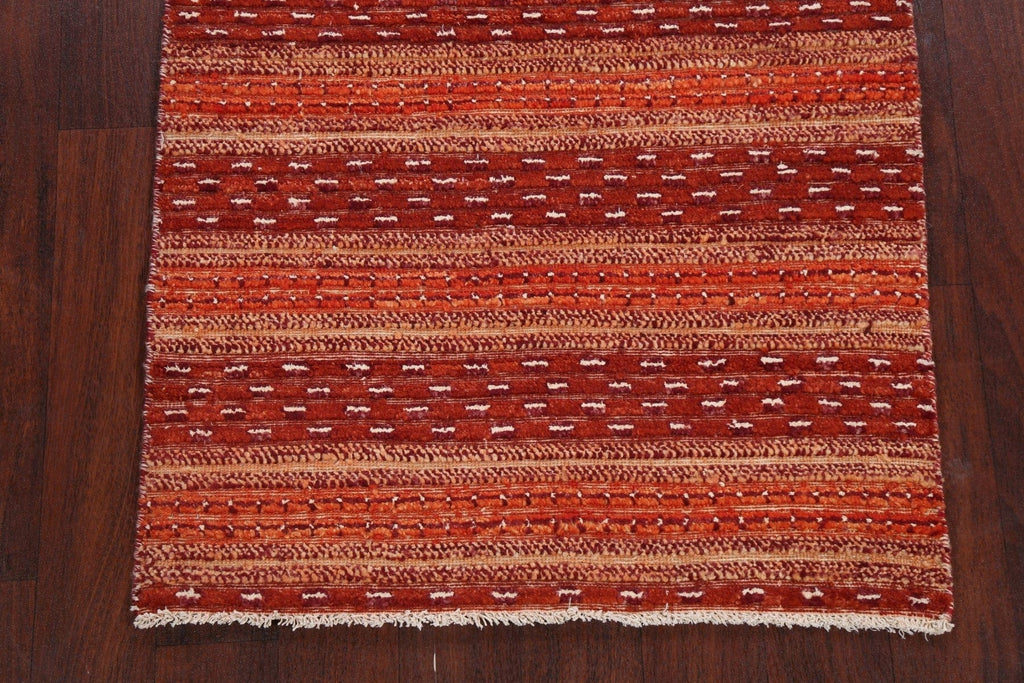 Contemporary Gabbeh Kashkoli Oriental Area Rug 3x4