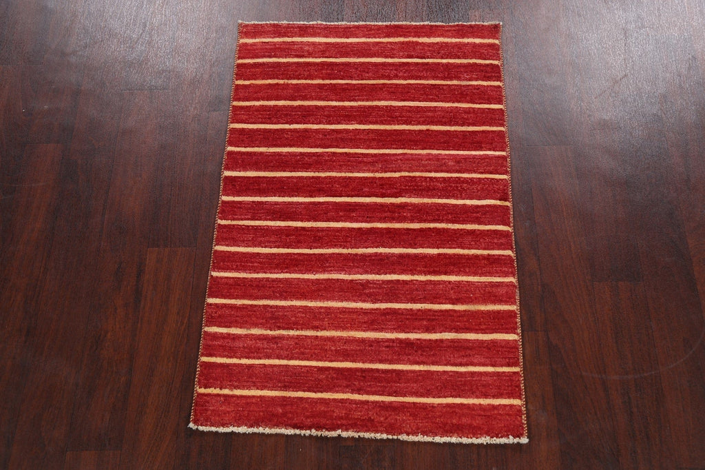 Contemporary Gabbeh Kashkoli Oriental Area Rug 3x4