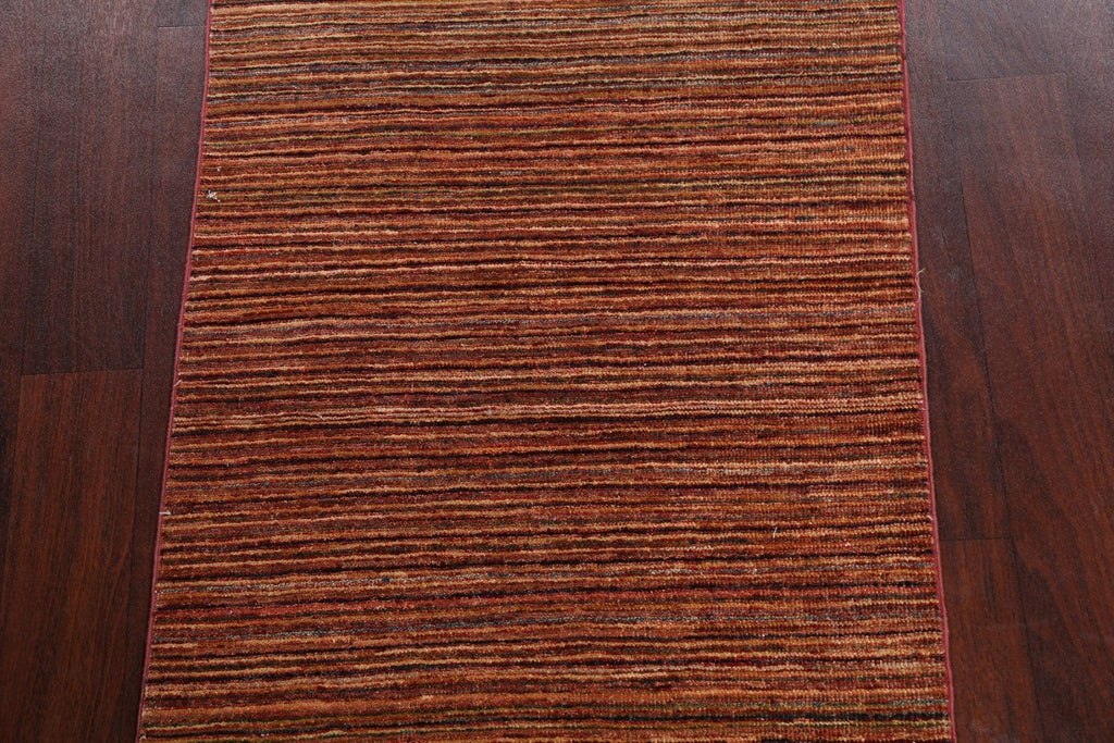 Contemporary Gabbeh Kashkoli Oriental Area Rug 3x4