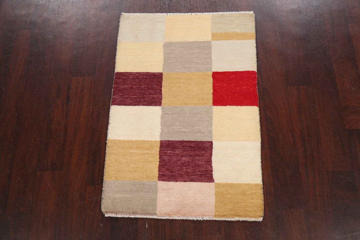 Contemporary Gabbeh Kashkoli Oriental Area Rug 3x4