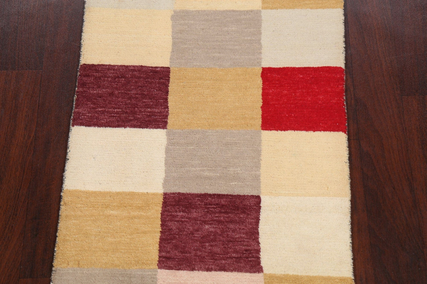 Contemporary Gabbeh Kashkoli Oriental Area Rug 3x4