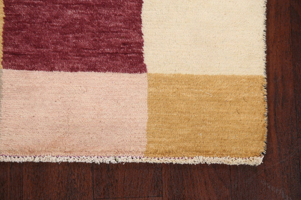 Contemporary Gabbeh Kashkoli Oriental Area Rug 3x4