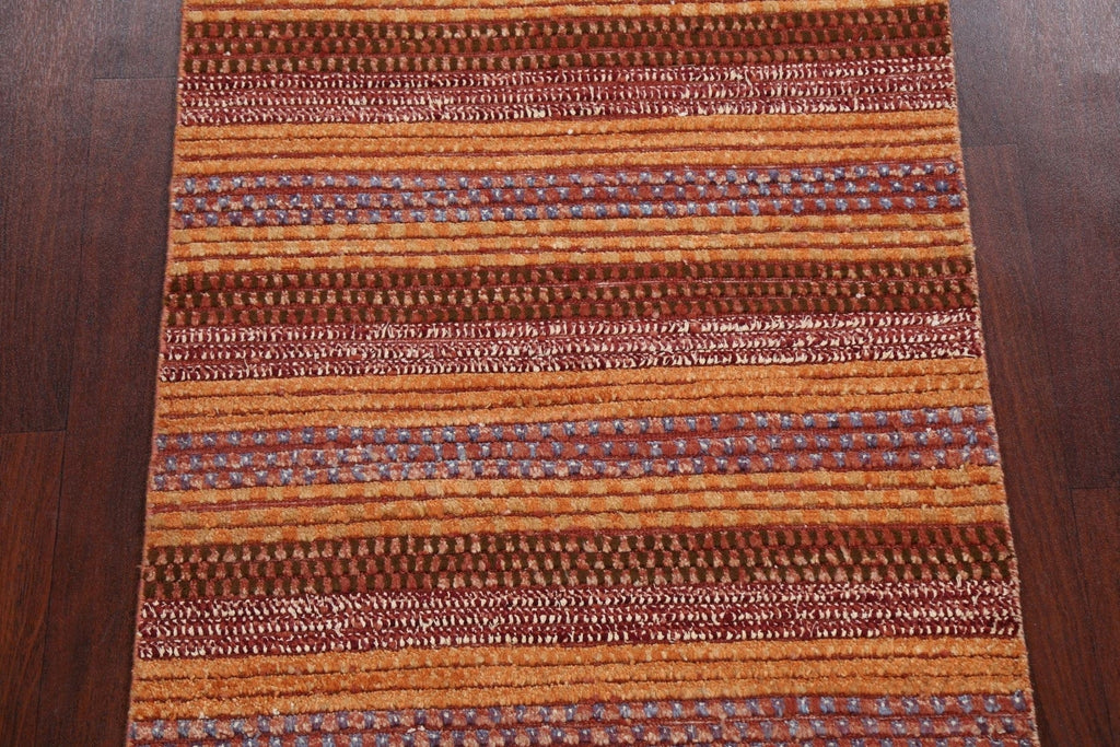 Contemporary Gabbeh Kashkoli Oriental Area Rug 3x4