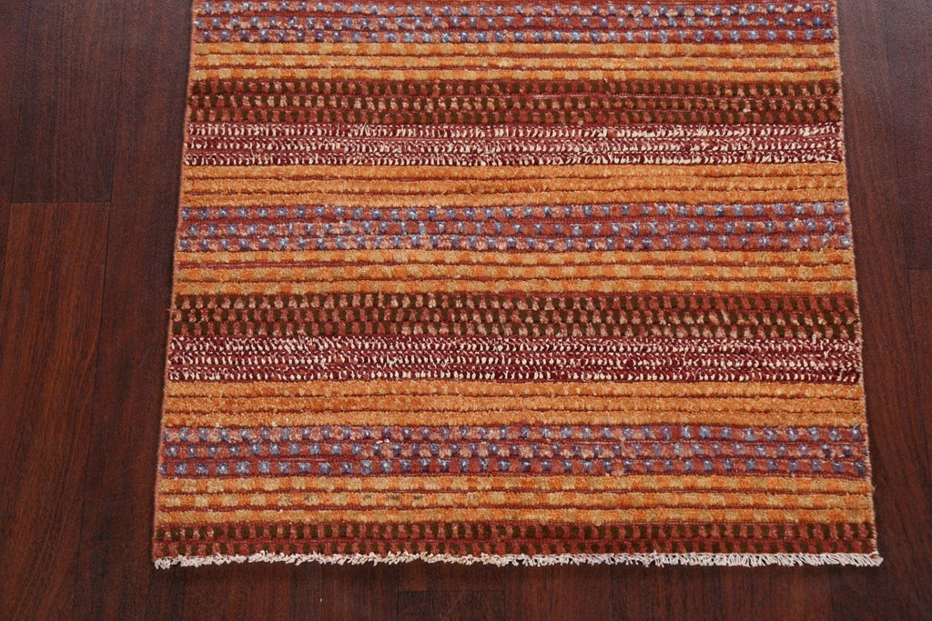 Contemporary Gabbeh Kashkoli Oriental Area Rug 3x4