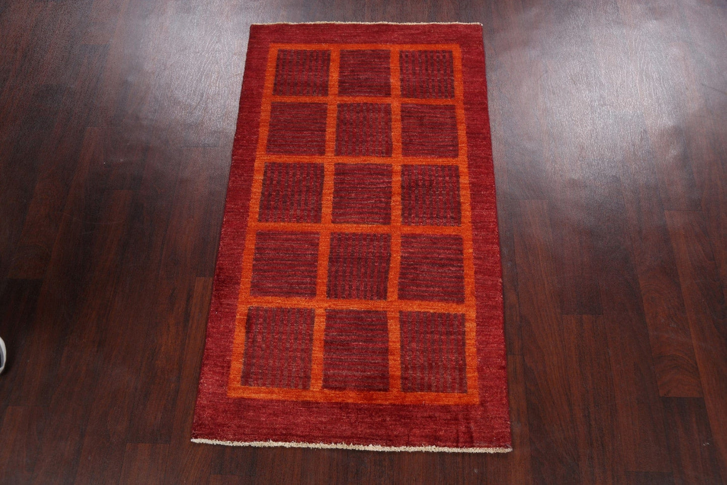 Contemporary Gabbeh Kashkoli Oriental Area Rug 3x5