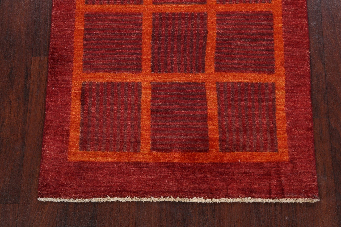 Contemporary Gabbeh Kashkoli Oriental Area Rug 3x5