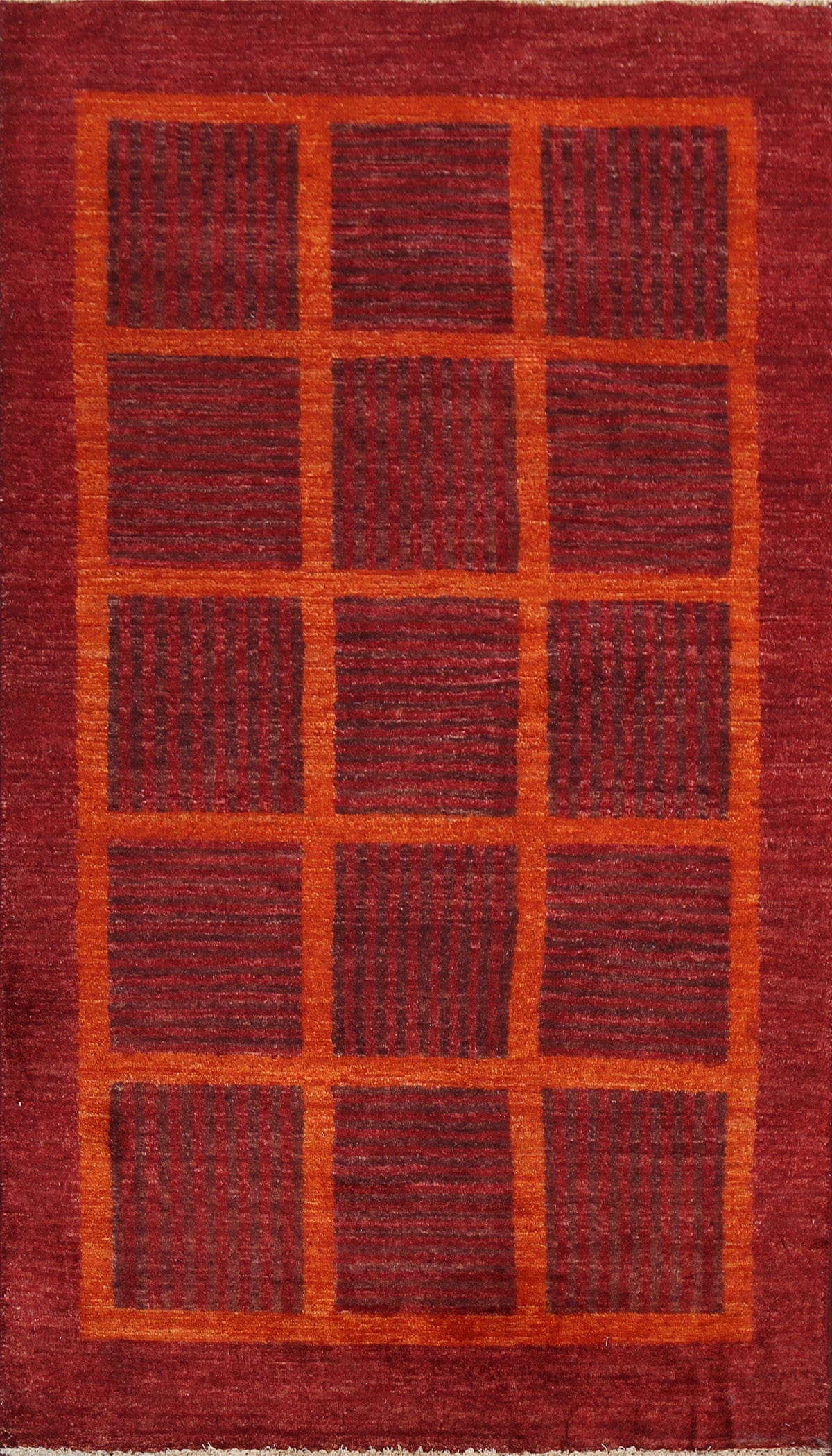 Contemporary Gabbeh Kashkoli Oriental Area Rug 3x5