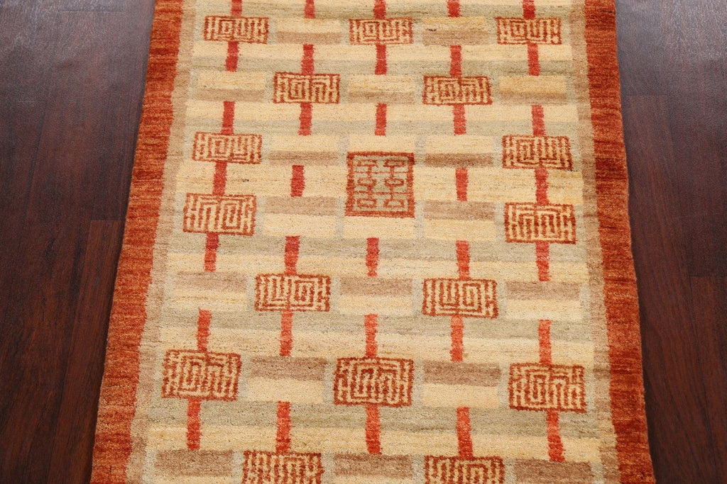 Geometric Gabbeh Kashkoli Oriental Area Rug 3x5