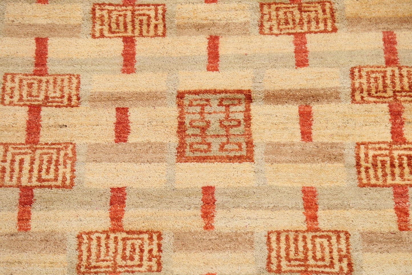 Geometric Gabbeh Kashkoli Oriental Area Rug 3x5