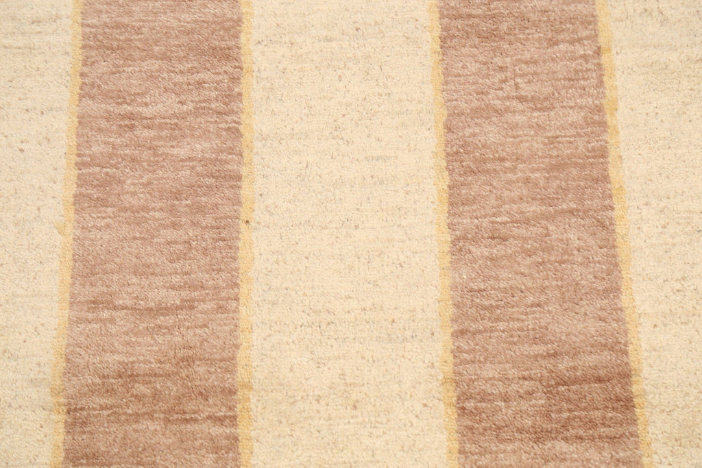 Contemporary Gabbeh Kashkoli Oriental Runner Rug 2x5