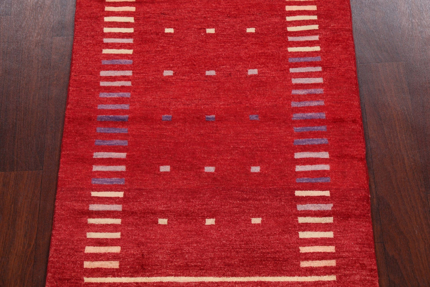 Contemporary Gabbeh Kashkoli Oriental Area Rug 3x4