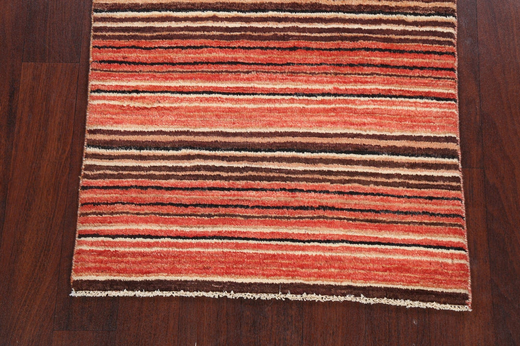 Contemporary Gabbeh Kashkoli Oriental Area Rug 3x4