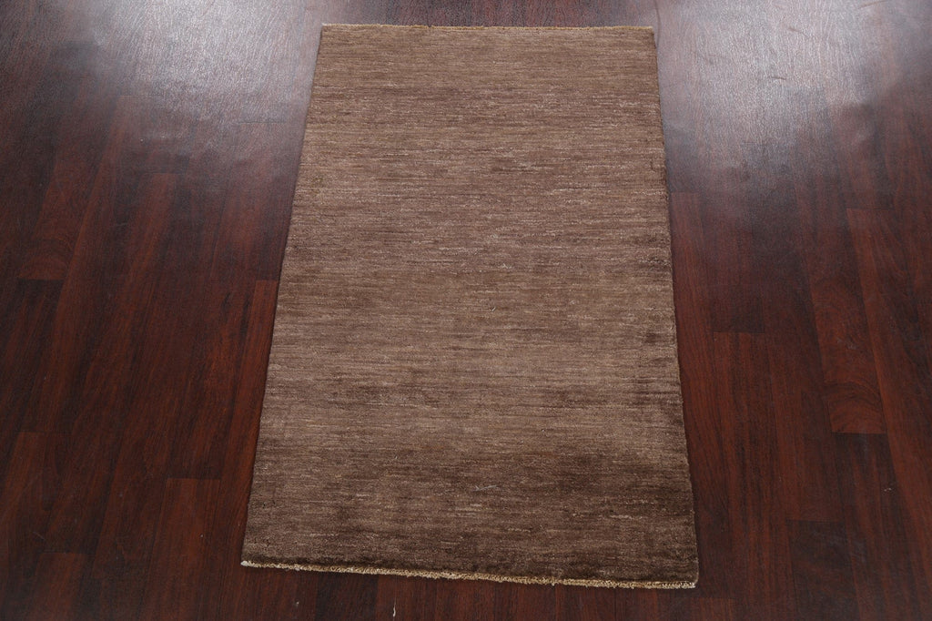 Modern Gabbeh Kashkoli Oriental Area Rug 3x5