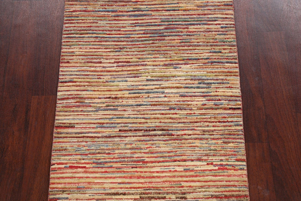 Contemporary Gabbeh Kashkoli Oriental Area Rug 3x4