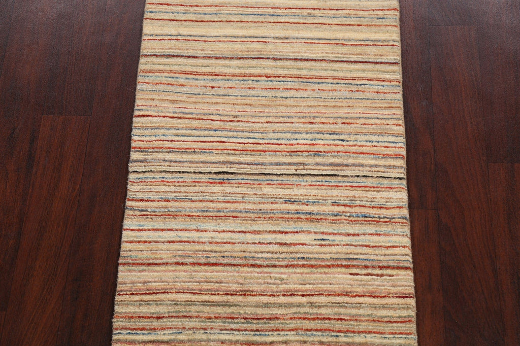 Contemporary Gabbeh Kashkoli Oriental Area Rug 2x4